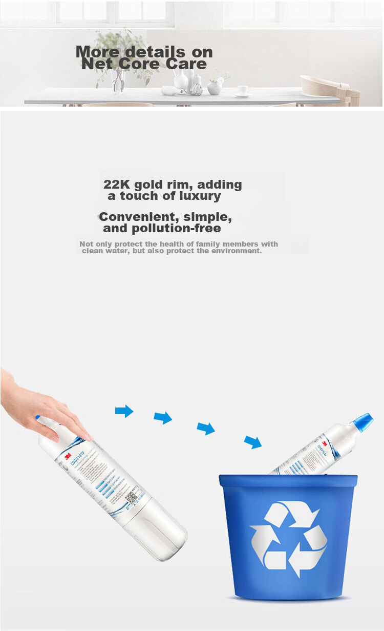3M Water Purifier, Household Water Filtration System, Original Replacement Filter Cartridge, CDW7101V-C Filter Element 8