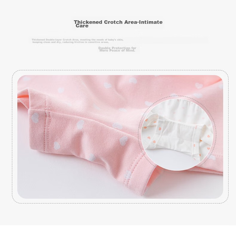 DAVE & BELLA Girls' Underwear, Baby Spring And Autumn Shorts, Children's Clothing, Girls' Non-Wedging PP, Soft Pants for Kids, Two-Pack 5