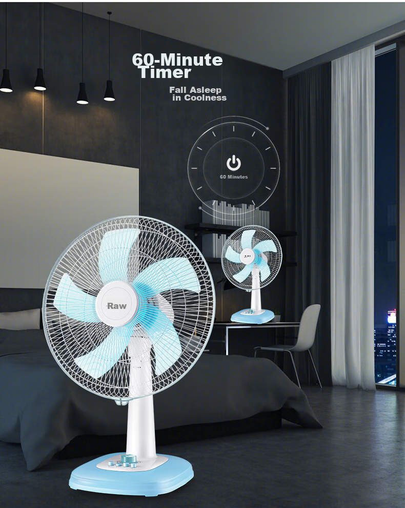 Wahson Electric Fan/Stand Fan/Low Noise Fan/16-Inch High Air Volume Home Office AC Fan with Fixed Frequency WS-A1603A 9