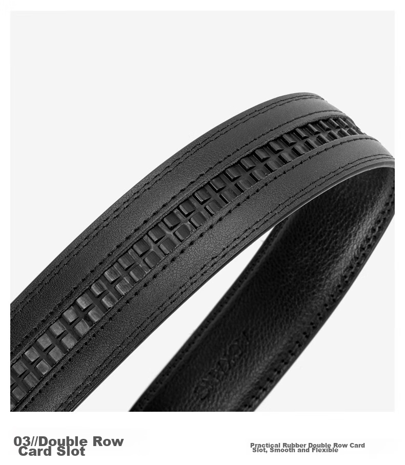 Aokang Men's Automatic Buckle Belt, Business Casual Waistband, Birthday Gift for Husband 9