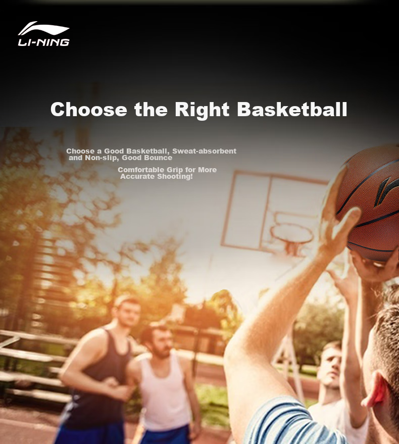 Li-Ning CBA Professional League Indoor And Outdoor Training Competition Size 6 Basketball, Women's Basketball LBQK576-1 5