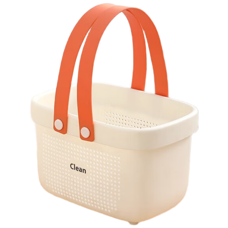 Weijian Handheld Bath Basket, Shower Caddy, Toiletry Organizer, Bathroom Storage Basket for Students And Bathrooms, Large Capacity
