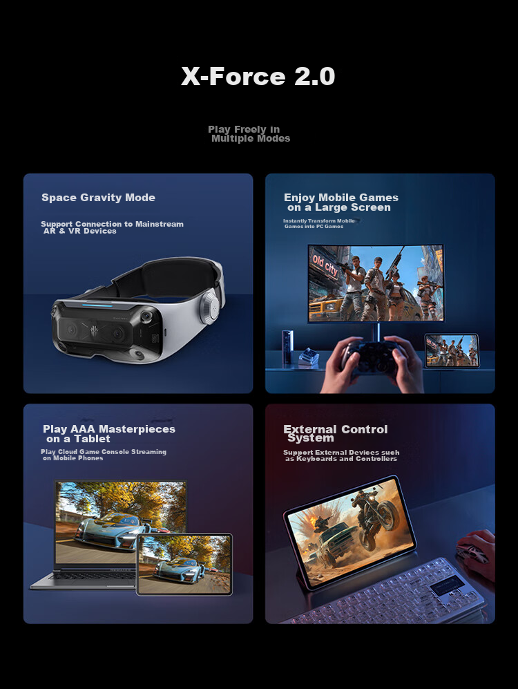 Nubiyahongmo Gaming Tablet Pro, 10.9-Inch LCD Screen, Snapdragon 8 Gen 3 Leading Edition, 2.8K 144Hz, 10100mAh Battery, 12GB+256GB, Dark Night, Gaming Tablet Computer 21