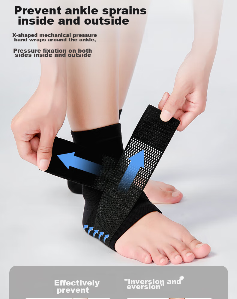 Li-Ning Ankle Brace, Sports Basketball Anti-Sprain Recovery Sleeve, Heel Protection Sleeve, Ankle Joint Fixation Brace 5
