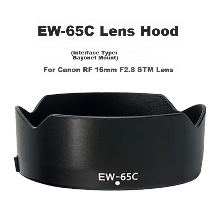 Earlymen EW-65B Suitable for RF24mm F1.8 MACRO IS STMR8 R50 RP R5 R6II Second Generation R7 R10 Accessories, Sunshade 3