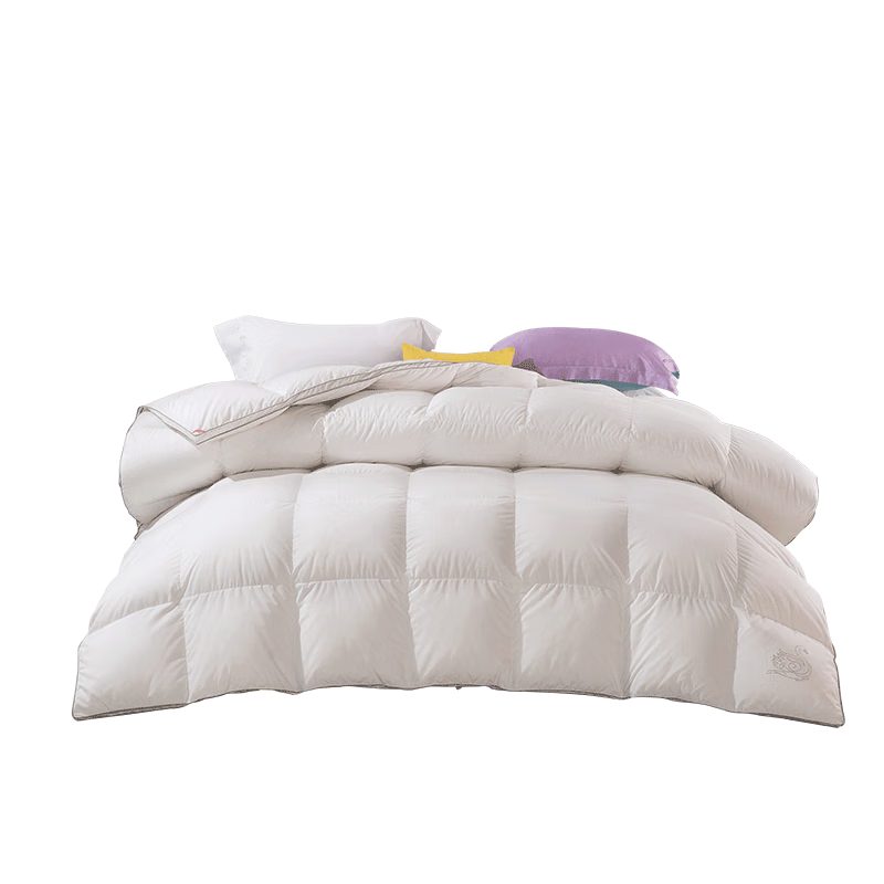LOVO Class A 95% Kunlun White Goose down Duvet Winter Comforter 700g Filling 150*215cm White Student Dormitory