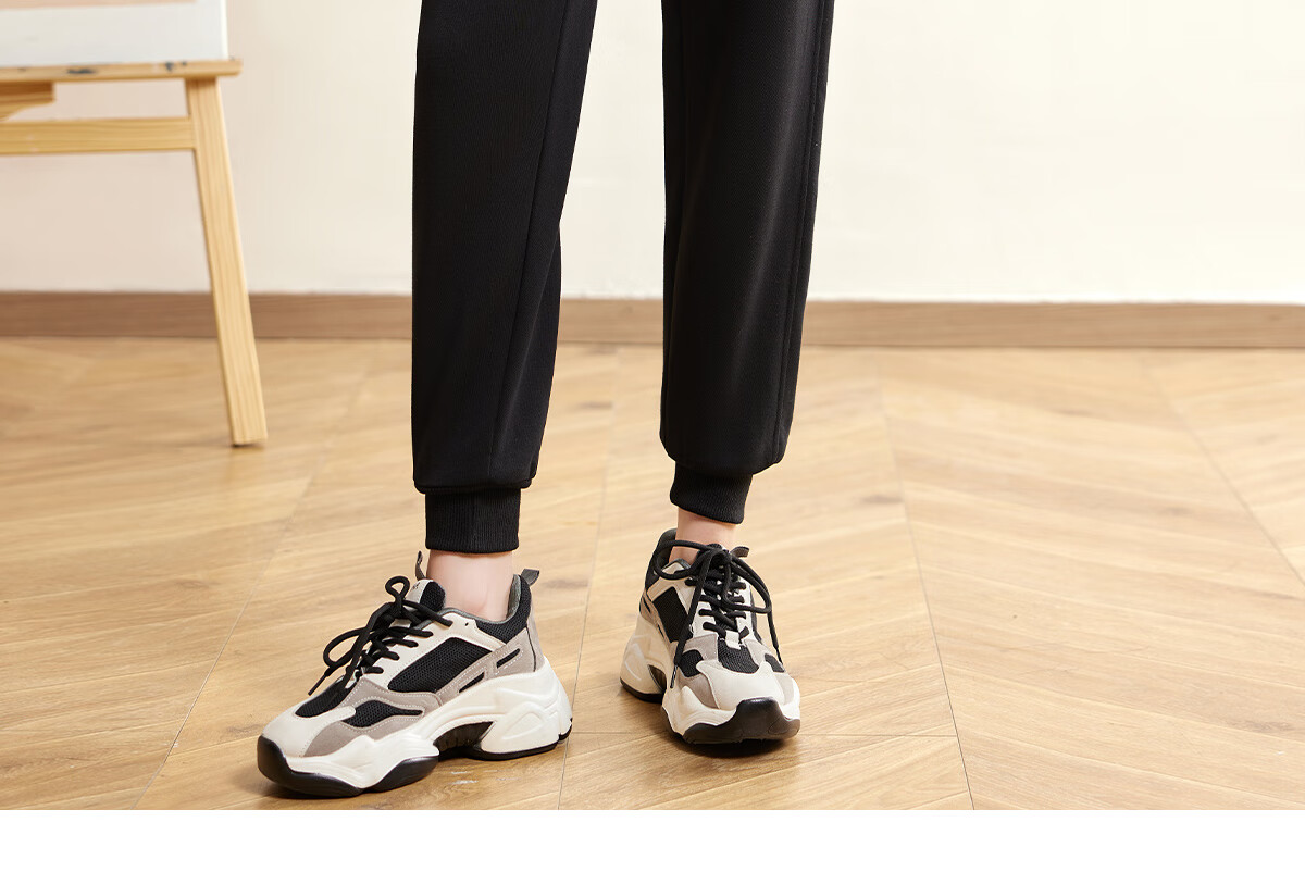 Halo Queen Women's Casual Pants with Drawstring Elastic Waist And Tapered Leg for Spring And Autumn, Fashionable Versatile Loose-Fitting Sweatpants, New Product H143R1007 21