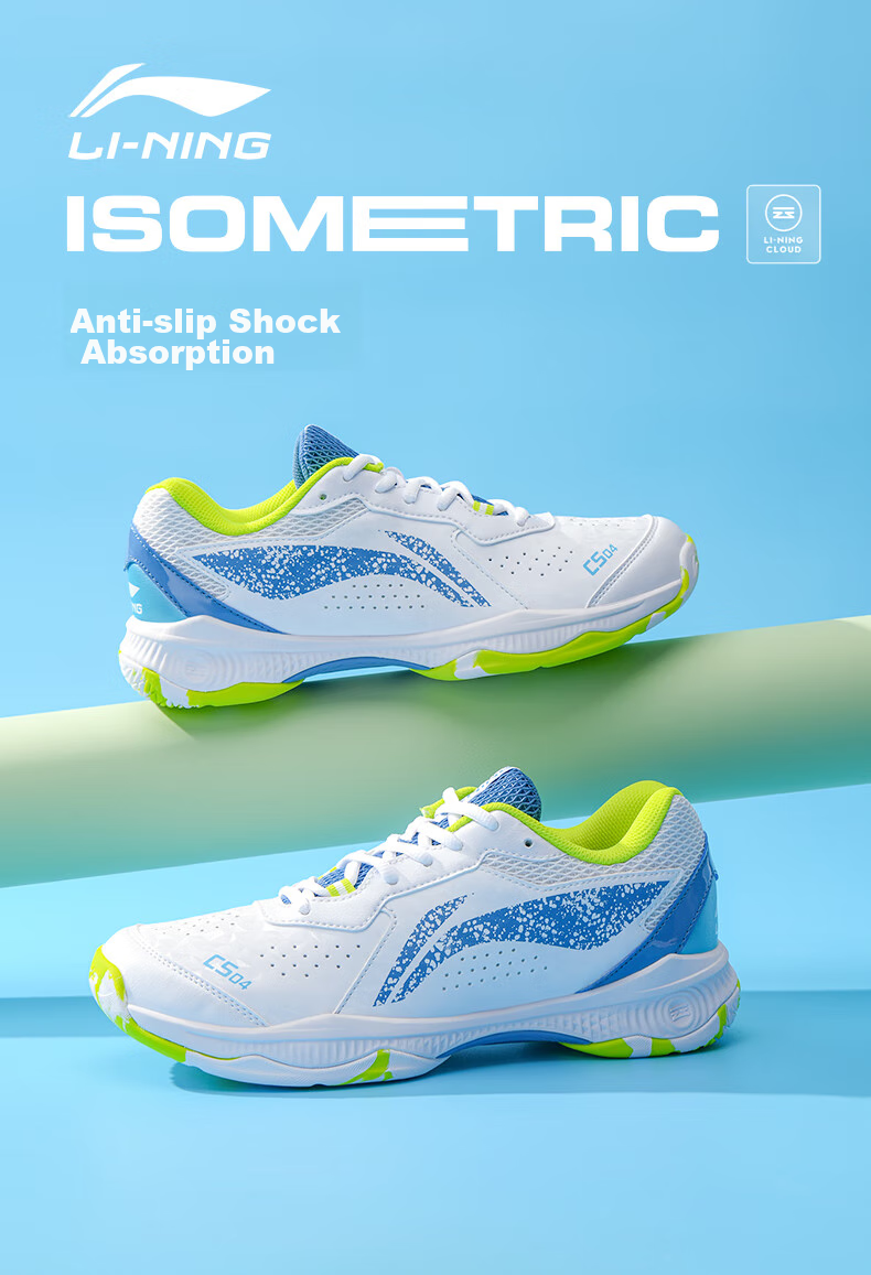Li-Ning Badminton Shoes for Men And Women, Professional Sports Footwear, Non-Slip, Shock-Absorbing, Breathable, Comfortable, Quick Start, Size 38 3
