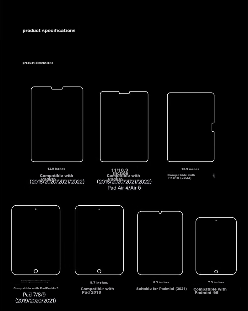 Baseus IPad Screen Protector, Apple Tablet Protective Film [Full Screen Coverage, Strong Anti-Fingerprint, Shockproof And Bend-Resistant], Ultra-Clear Non-Patterned Film for IPad Mini5/4-7.9 Inch 21