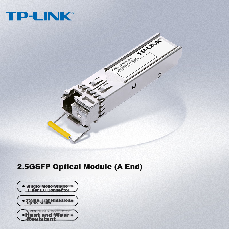 TP-LINK 2.5G Single-Mode Single-Fiber SFP Optical Module, Fiber Optic Transmission, TL-SM411LSA
