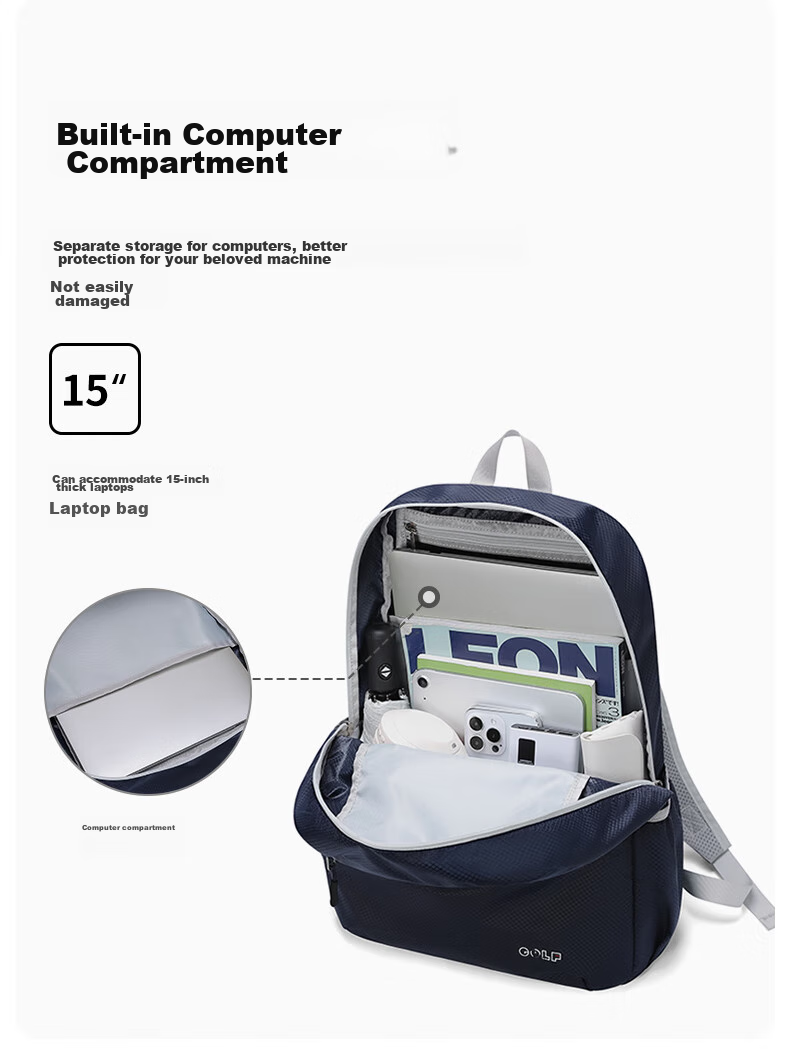 GOLF Foldable Backpack for Women And Men, Lightweight Water-Resistant Travel Bag, Outdoor Hiking Sports Fitness Pack 13