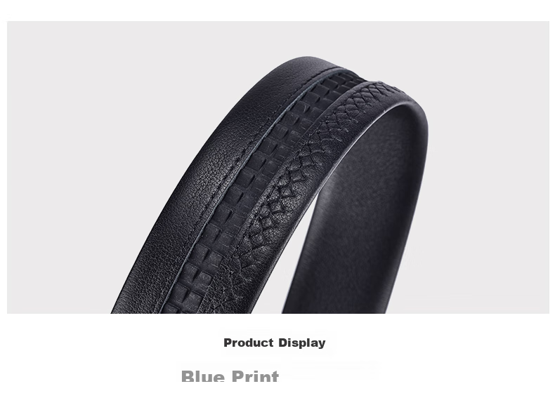 Hush Puppies Men's Leather Belt, Classic Automatic Buckle Waistband, Urban Trendy Casual Business Party Birthday Gift for Boyfriend 9