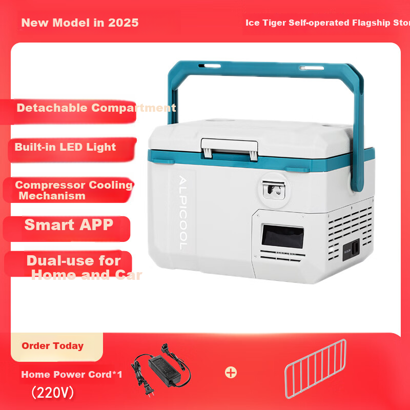 Alpicool New Portable Refrigerator for Camping, Dormitory, Small Office, Car And Home Use MC15