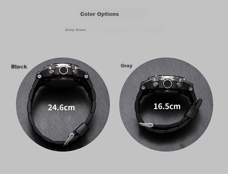 GEORGCOUNT Men's Multifunctional Sports Alarm Clock Electronic Watch for Middle School, High School Students, Men, Waterproof Youth Male Wearers 6