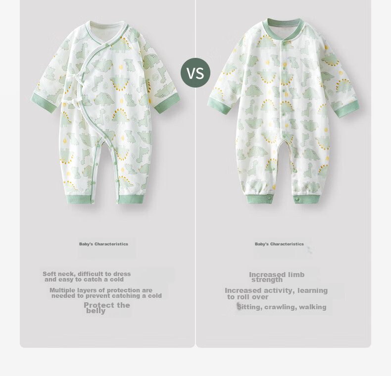 Beitaisi Baby Clothes Spring And Autumn Outfit, Infant Onesie, Pure Cotton, for Boys And Girls, Newborns, Small Ages, All-Season Pajamas, Romper 18