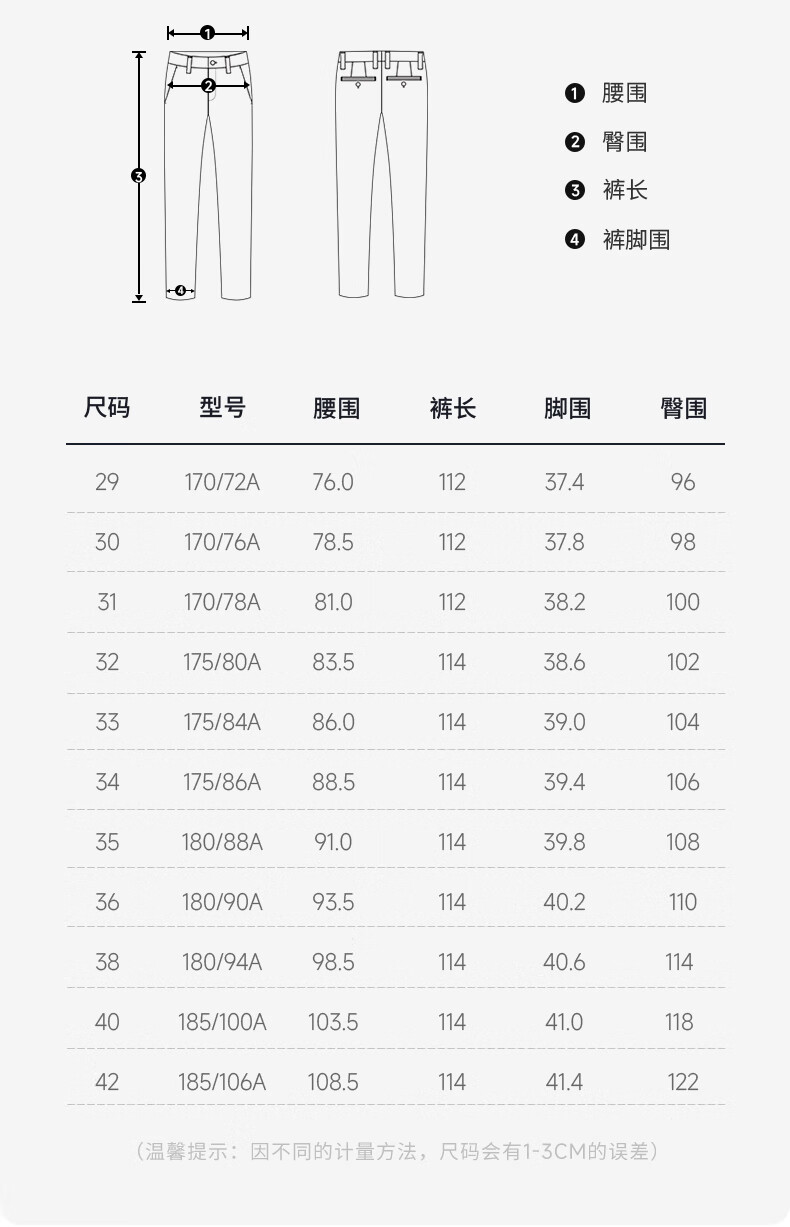Goldlion [Ziyoux] Spring And Summer Men's Dress Pants, Machine Washable, Wool, Easy-Care Formal Trousers, Gray, Size 33 19