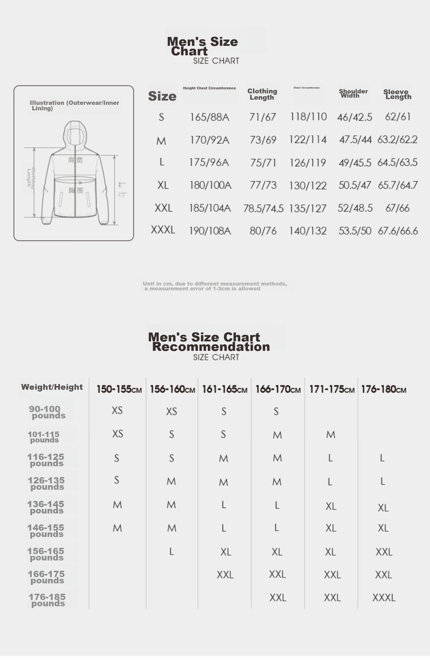 CAMEL 3-In Fleece Inner Liner Waterproof Detachable Mountaineering Jacket 60001 Oatmeal Gray/phantom Black, Men's S 12