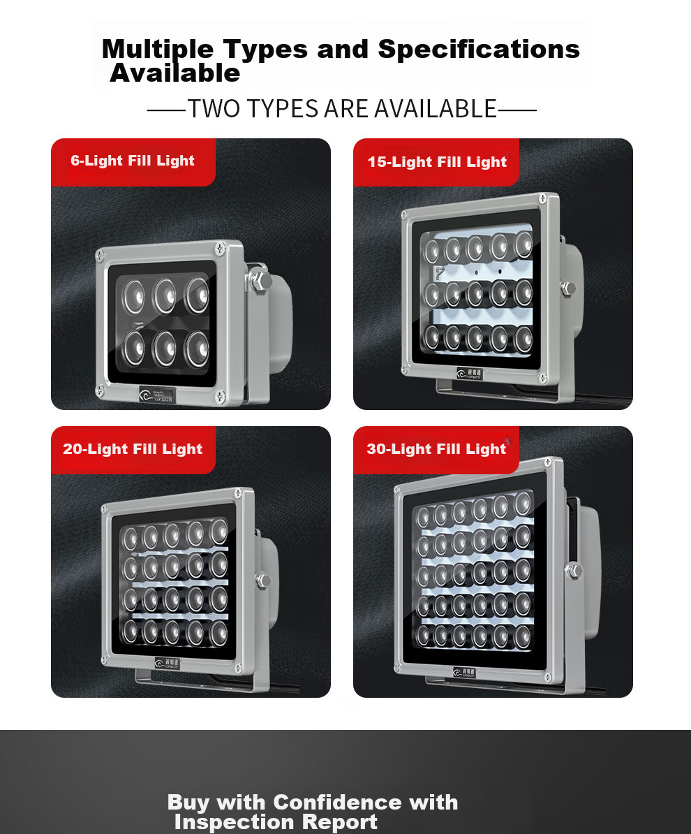 COMPCCTV White Light Camera Fill Light Barrier Parking Lot Night Vision License Plate Monitoring, 220v15 Fill Light 2