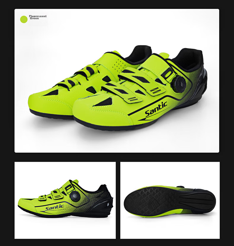Sendike All-Terrain Non-Locking Cycling Shoes, Bicycle Unlocked Casual Road Shoes for Men [Caribbean 2.0], White, Size 43 10