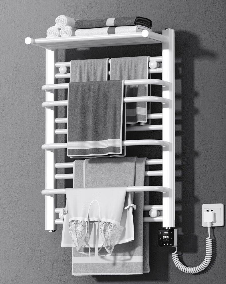 AVONFLOW Electric Towel Rack, Carbon Fiber Smart WIFI Drying Machine, Bathroom Moisture-Proof Storage Rack, NZ03-7 6