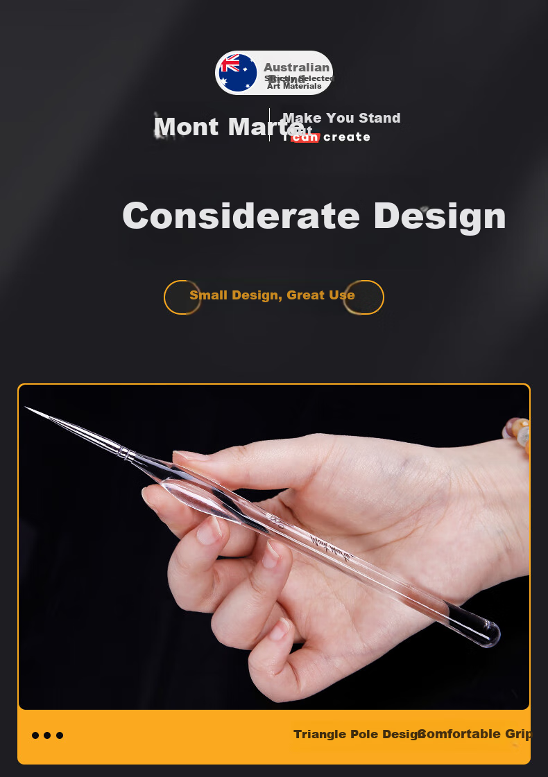 Mont Marte Line Drawing Pens, Set of 11, Complete Set of Drawing Pens, Line Pens for Digital Oil Painting, Outlining Pens, Border Pens, Sketching Pens, BMHS0056 Art Supplies for Sketching And Art Educatio 7