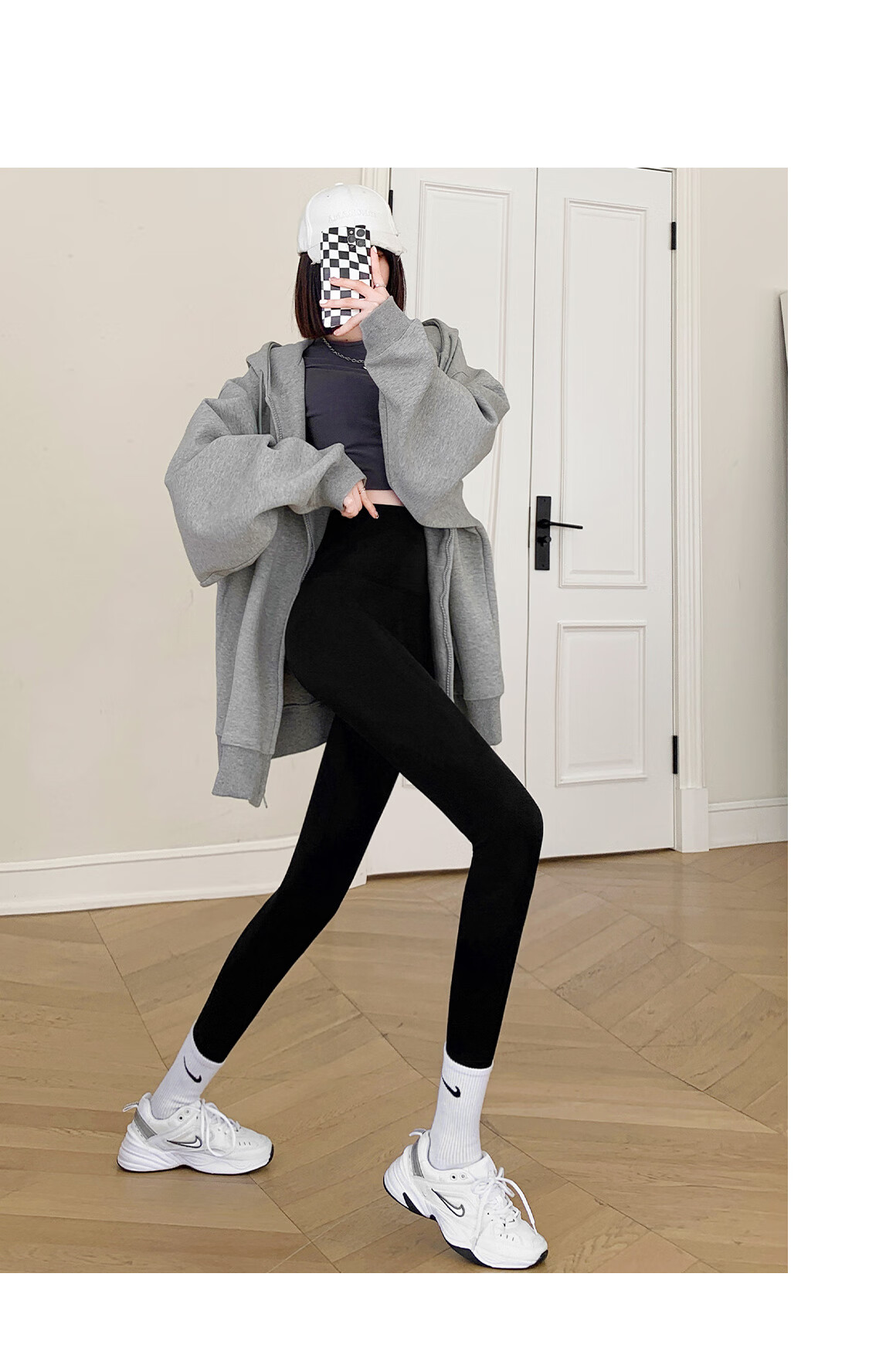 LangSha High-Waisted Tummy Control Leggings for Women, 400g Slimming Thermal Underwear, Warm Cotton Pants Suitable for Yoga, Butt-Lifting And Outdoor Wear 18