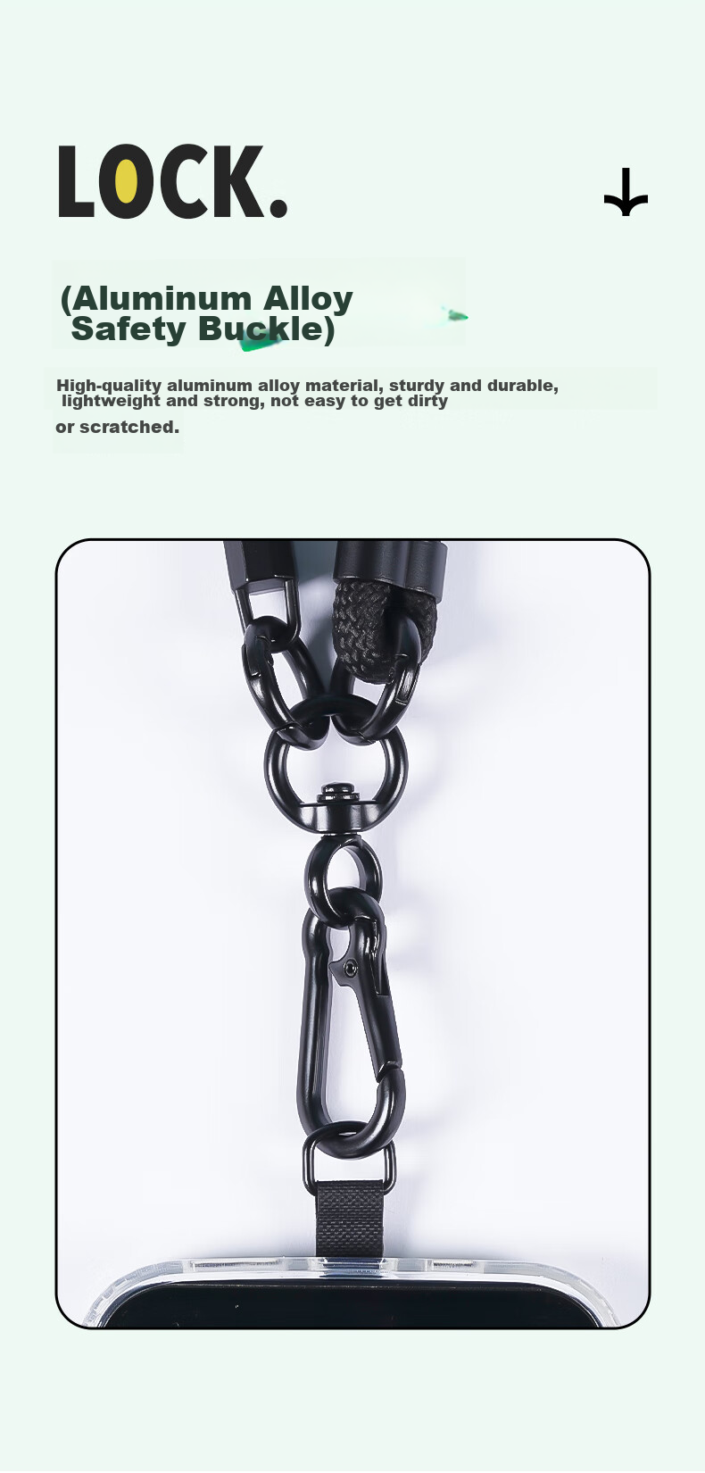 BIAZE Phone Lanyard, Neck Strap Crossbody Wearable Outdoor Anti-Theft Cord for Sports Travel Hiking Camera Phone Chain Strap Suitable for Apple 17 Huawei Phones And Others, SP2 China Red 3