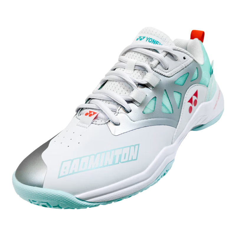 YONEX Badminton Shoes for Women, Non-Slip, Wear-Resistant, Shock-Absorbing Sports Shoes SHB620CR White/mint Color Size 36