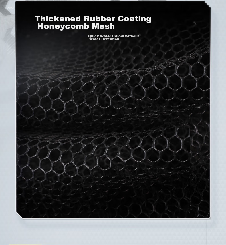 Yuzhiyuan Fishing Net with Reinforced Edges, Thickened Quick-Drying Black Pit Wild Fishing Net Bag, 35cm*2.5m+bag 7
