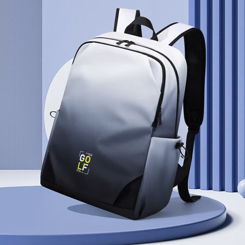 GOLF Backpack for Men And Women, Travel Laptop Bag, 15.6-Inch Computer Backpack for Students, Gradient Cycling Sports Backpack