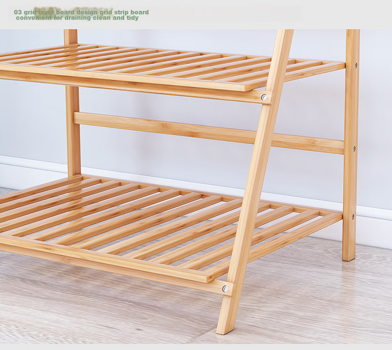 Yijia Flower Stand, Balcony Plant Rack, Multi-Layer Indoor Foldable Flower Stand, Home Simple Storage Rack, 3 Tiers 80 11