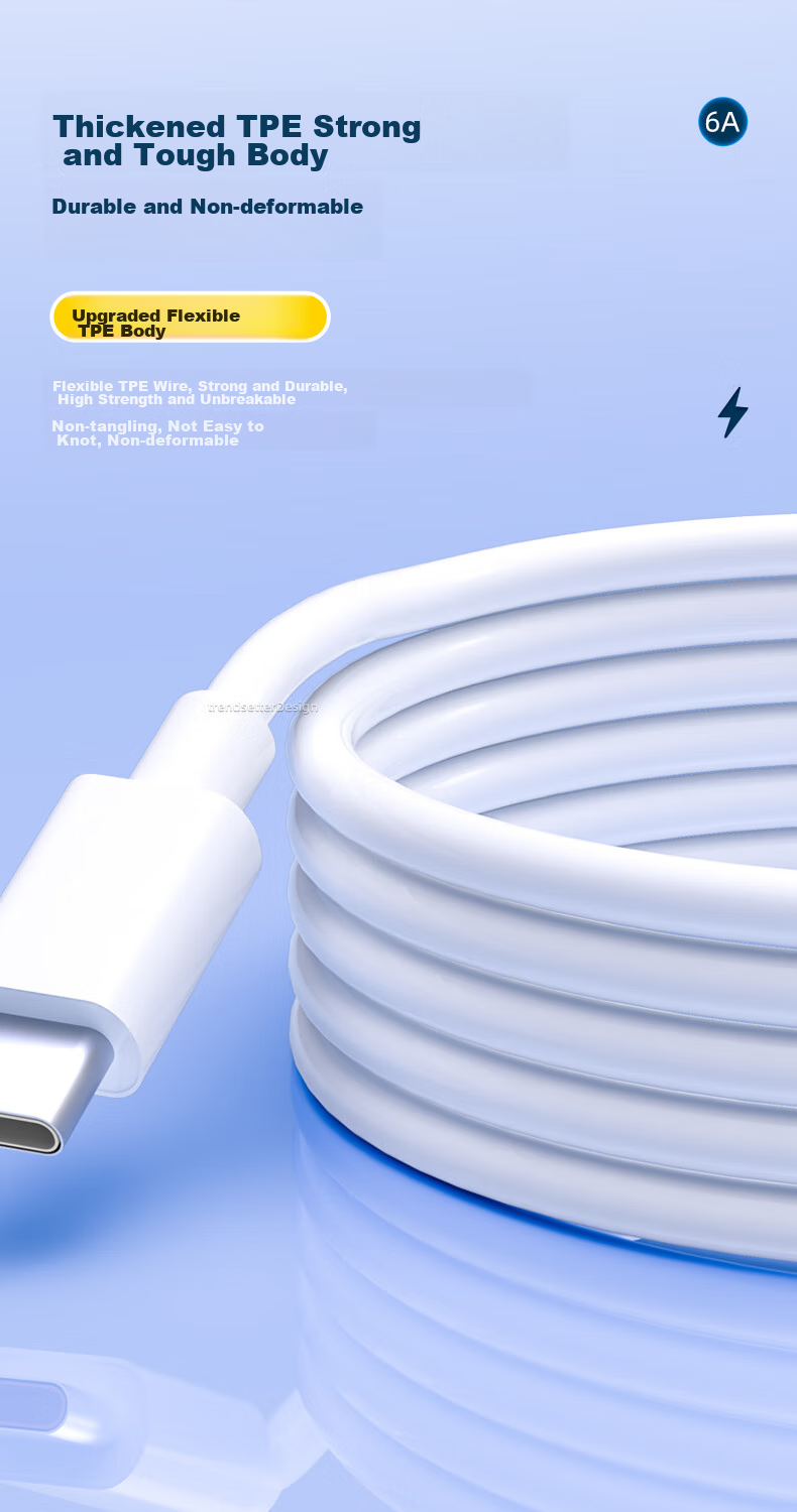 Chaofan Suitable for Vivo Data Cable, 120W Fast Charging, IQOO15/13/12/Neo11/10/pro/Neo9S Pro Phones, 6A Dual Type-C Charging Cable, 3 Meters Extended 7