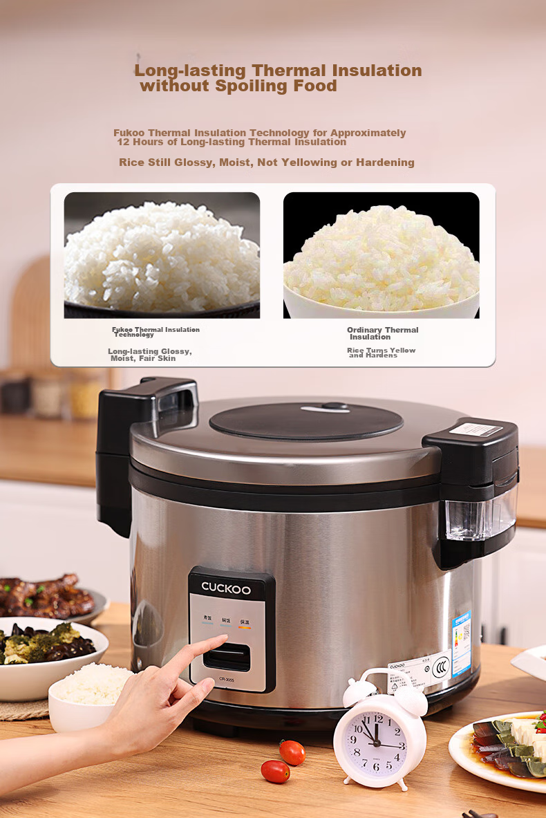 CUCKOO Korean Brand Large Capacity Rice Cooker, Non-Stick Bottom, Easy to Clean, 3D Heating, Long-Lasting Heat Preservation, Electric Rice Cooker, 17.5L, Serves 8+ People, CR-3510R 11
