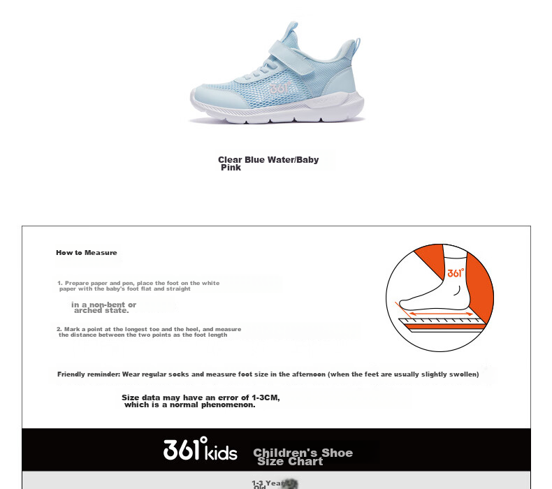 361° Children's Running Shoes Summer 2026 Boys And Girls 3-12 Years Old Lightweight Large Mesh Running Shoes Black Size 34 40