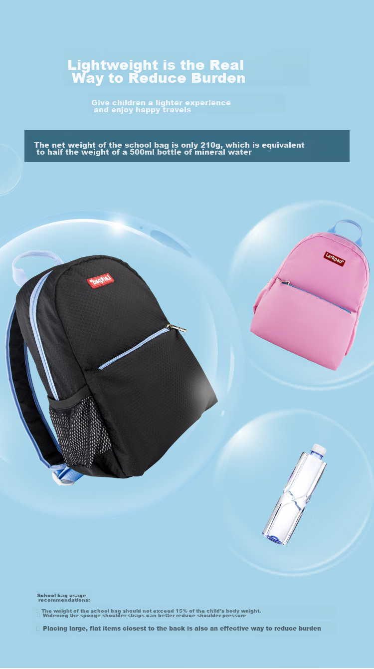 Larkpad Classic Pink Backpack for Preschool Children Ages 1-6 Boys And Girls Kindergarten Casual Travel Double Shoulder Small Backpack 916 3