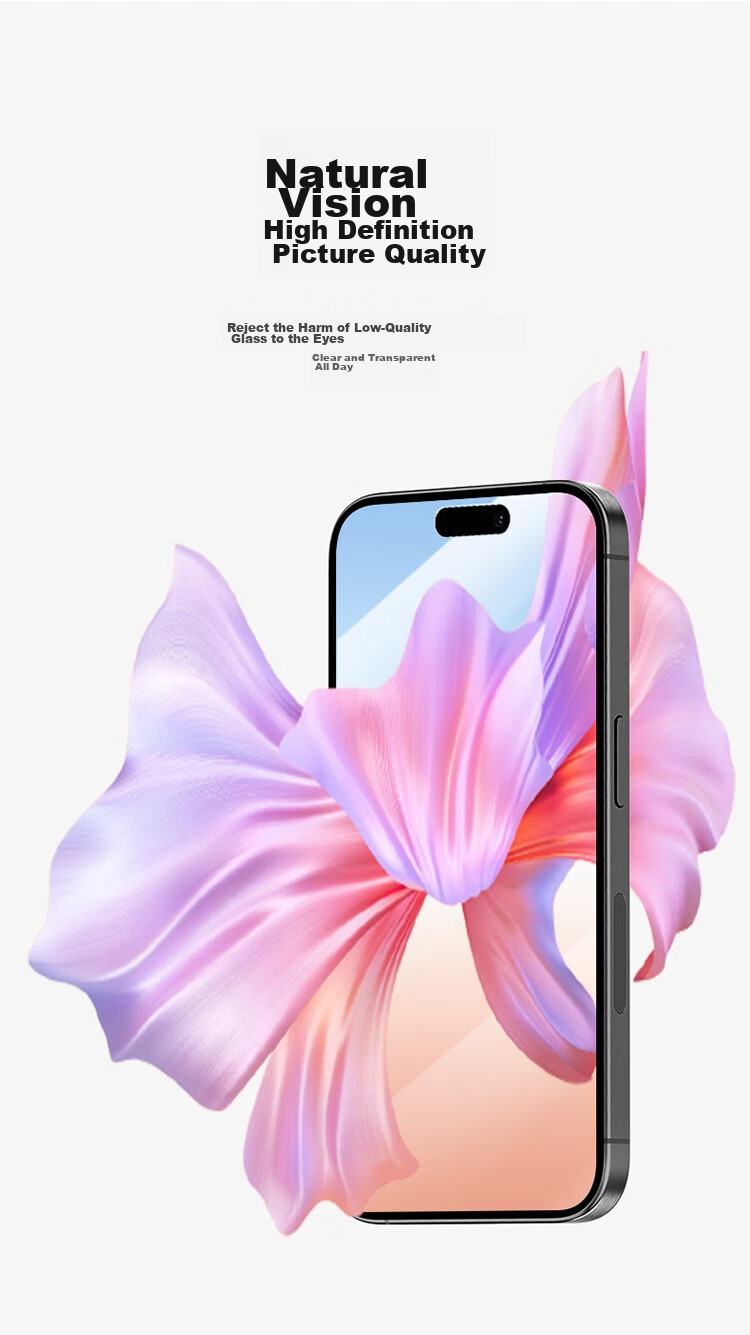 BELKIN IPhone 16 Tempered Glass Screen Protector, Anti-Blue Light IPhone 16 Screen Film, Anti-Drop Phone Film for Apple 16, Antibacterial Base Material OVA161 17