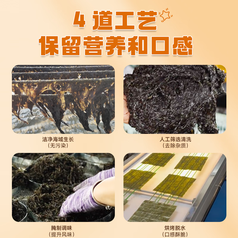 吉得利 寿司海苔29g 即食家用紫菜包饭寿司料理食材