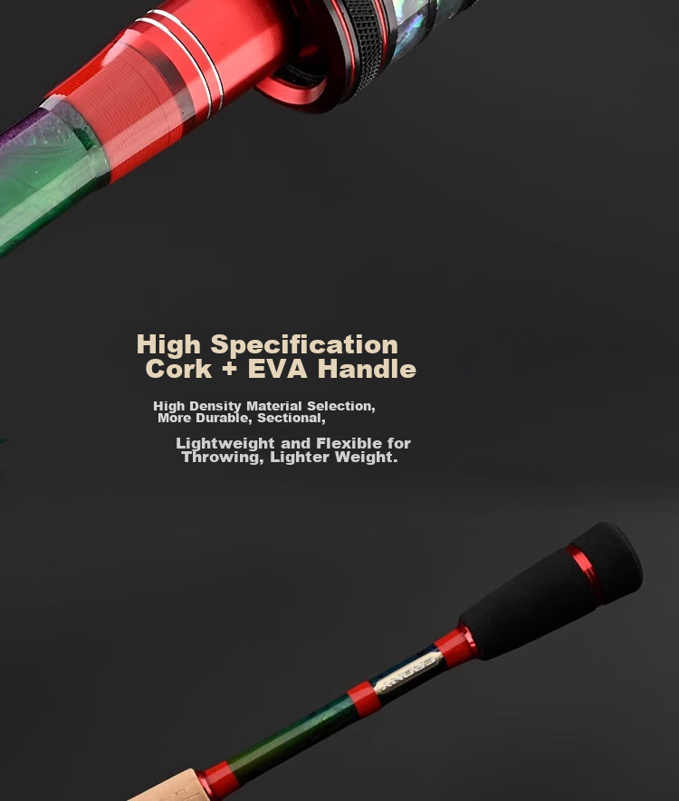 CRONY Straight Handle Fishing Rod with Ultra-Light High Carbon Fiber Tip for Mandarin Fish And General Lure Fishing, 2.13m S702ML 13