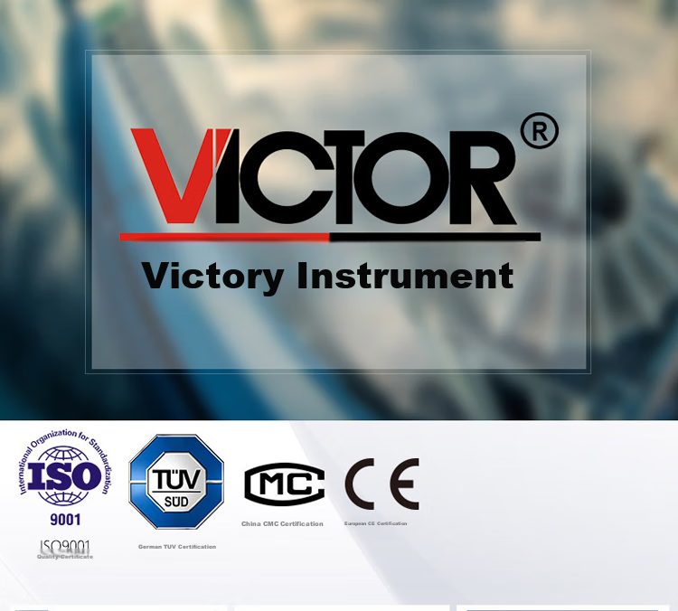 VICTOR Pocket Digital Multimeter, Portable Multi-Function Meter with Backlit Display, Universal Meter for Home Use, VC33B 12