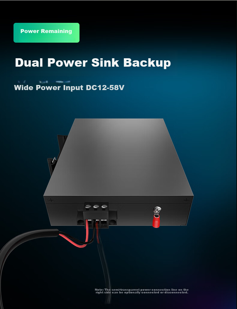 OAMLink Industrial Switch with 5 Ports, 100Mbps Economy Version, Surveillance Network Splitter OAM-6000 (M) 9