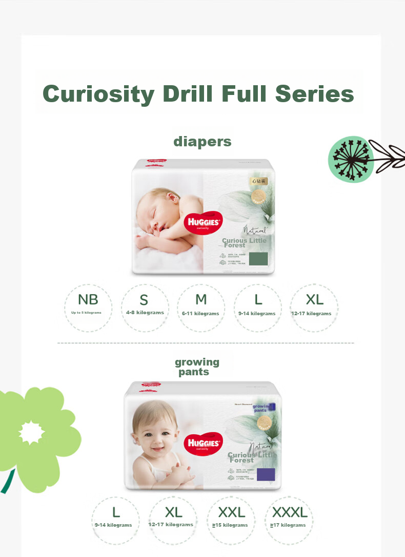 Huggies Diamond Heart Forest Growth Pants XXXL 28 Pieces Extra Extra Large Pull-Up Diapers Ultra Thi 14