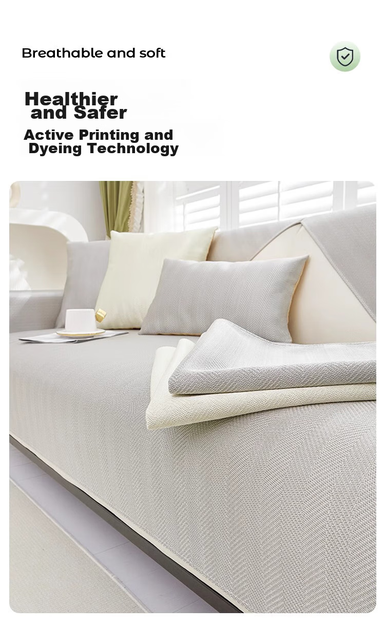 AVIVI Ice Silk Sofa Cushion, Summer Cooling Mat, Sofa Cover, Armrest Cover, Sofa Towel, 90*90 Cengning 9