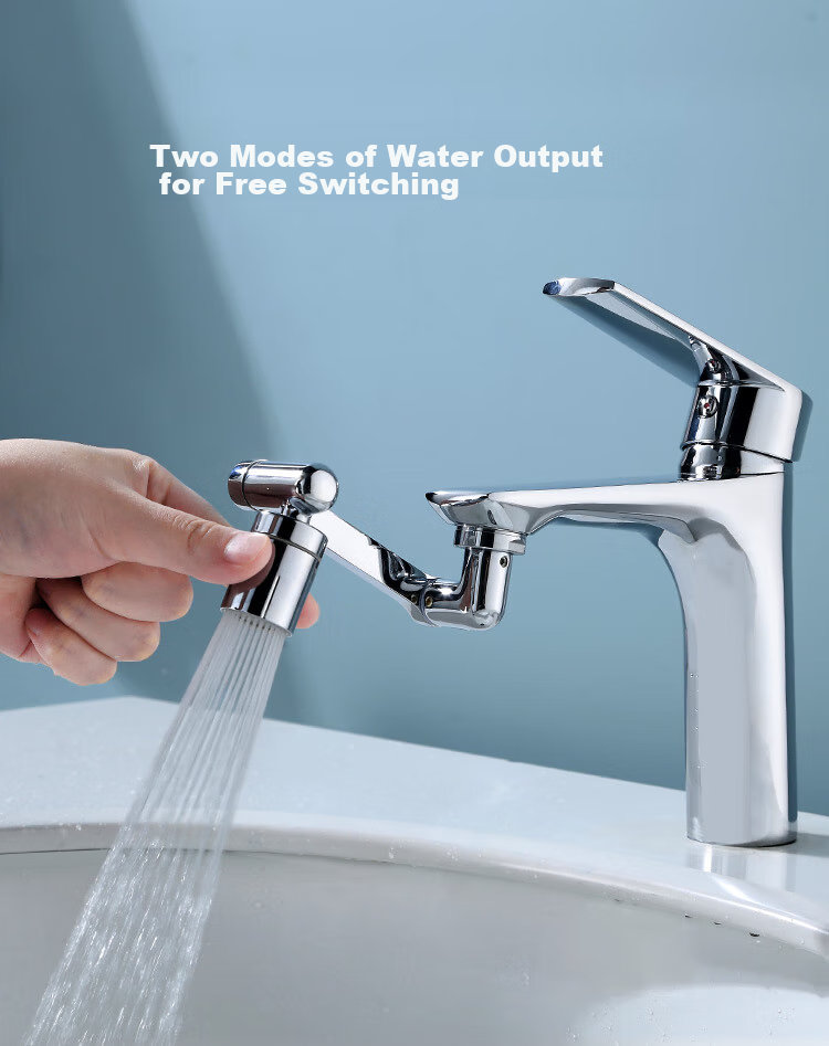 JD Original 1440° Mechanical Arm Faucet Sprayer with Filter, Rotating Mechanical Arm Filter Anti-Splash Spout for Kitche 7