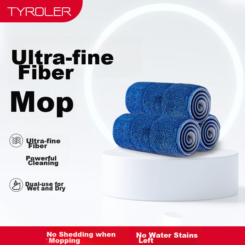 TYROLER Ultra-Fine Fiber Mop, 46cm Large Panel
