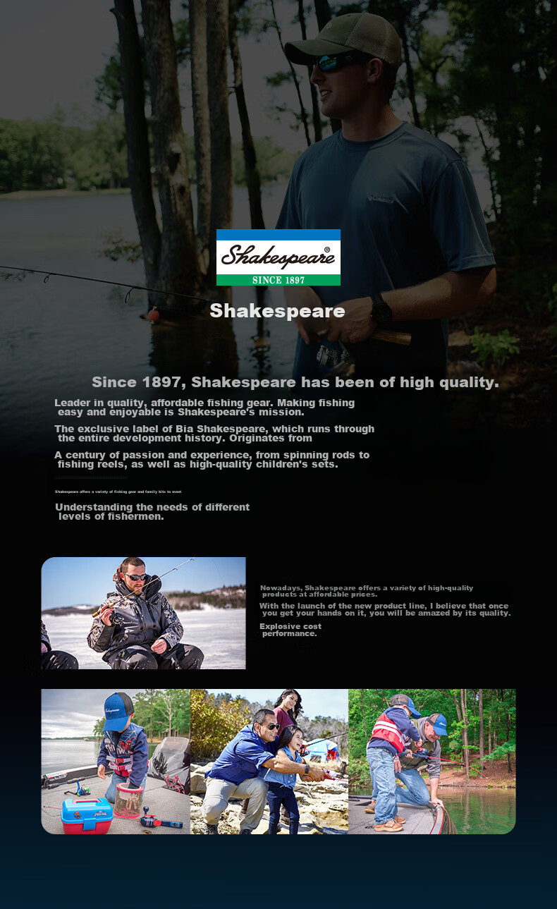 SHAKESPEARE Micro Carbon Fiber Lure Rod Single Rod Solid Tip Fishing Pole for Small Fish And Lures, 1.83m with Pistol Grip UL 3