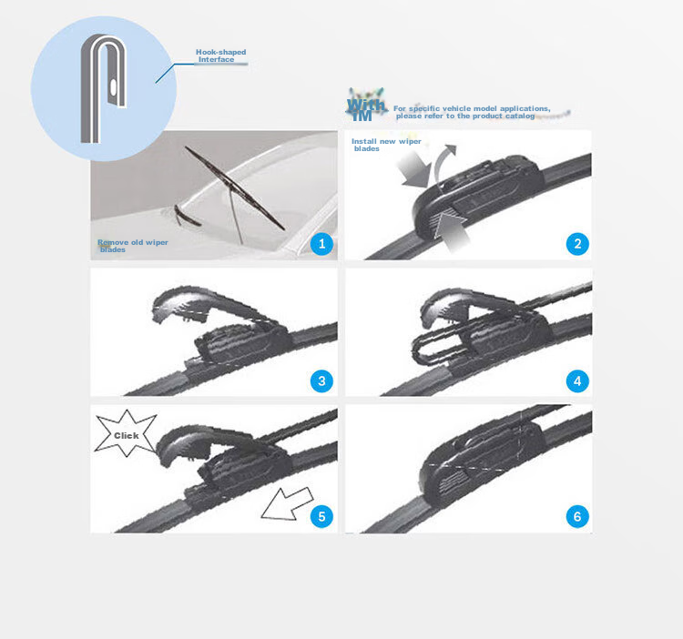 BOSCH Universal Windshield Wiper Blades 26/16 Compatible with Honda XR-V XRV/Inspire/Liancheng VE1 10
