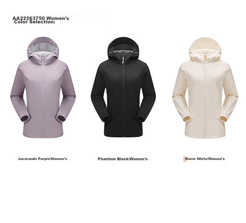 CAMEL Outdoor Soft Shell Jacket for Couples, Waterproof And Windproof, Fleece-Lined Hooded Coat, Trendy AA32263652A 20
