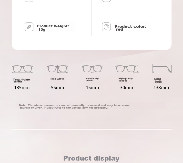 Mr. PuTian Anti-Blue Light Reading Glasses for Women, Genuine High-Definition Presbyopic Glasses, Gift for Mom, 300 Degrees (65-69 Years Old) 26