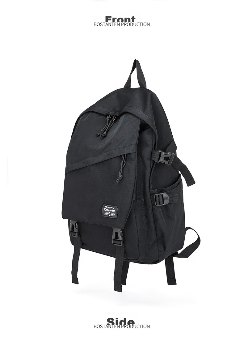 BOSTANTEN Men's Backpack, High School And College Student Bookbag, Trendy Backpack with Large Capacity for Laptops And Notebooks, Suitable for Both Men And Wome 11