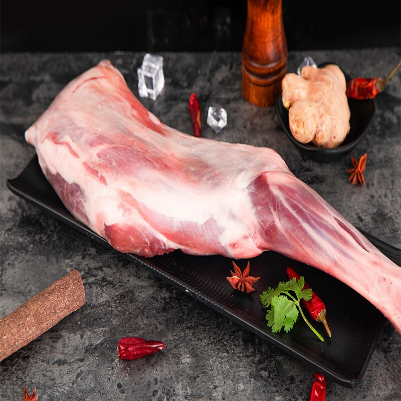 涝河桥 供港宁夏滩羊 羊前腿 3斤 原切羊腿滩羊肉生鲜烧烤食材